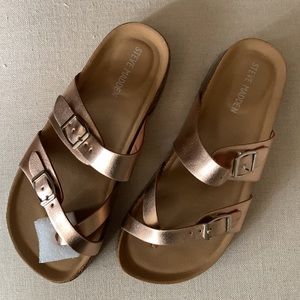 NEW STEVE MADDEN ROSE GOLD Sandals